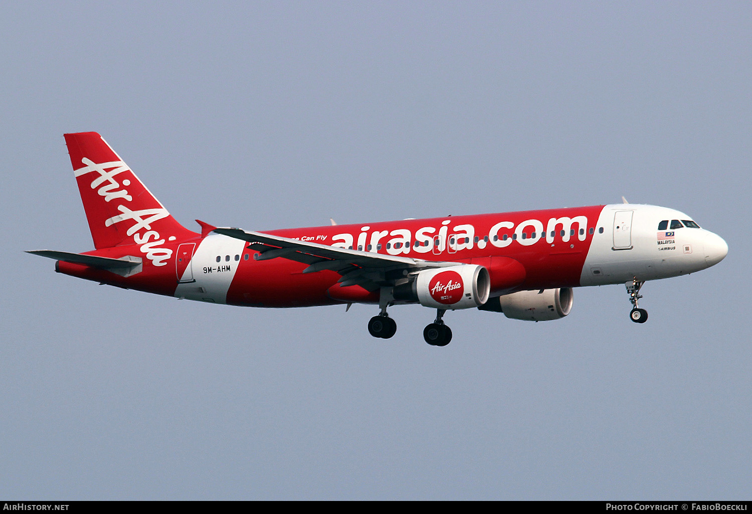 Aircraft Photo of 9M-AHM | Airbus A320-216 | AirAsia | AirHistory.net #817105