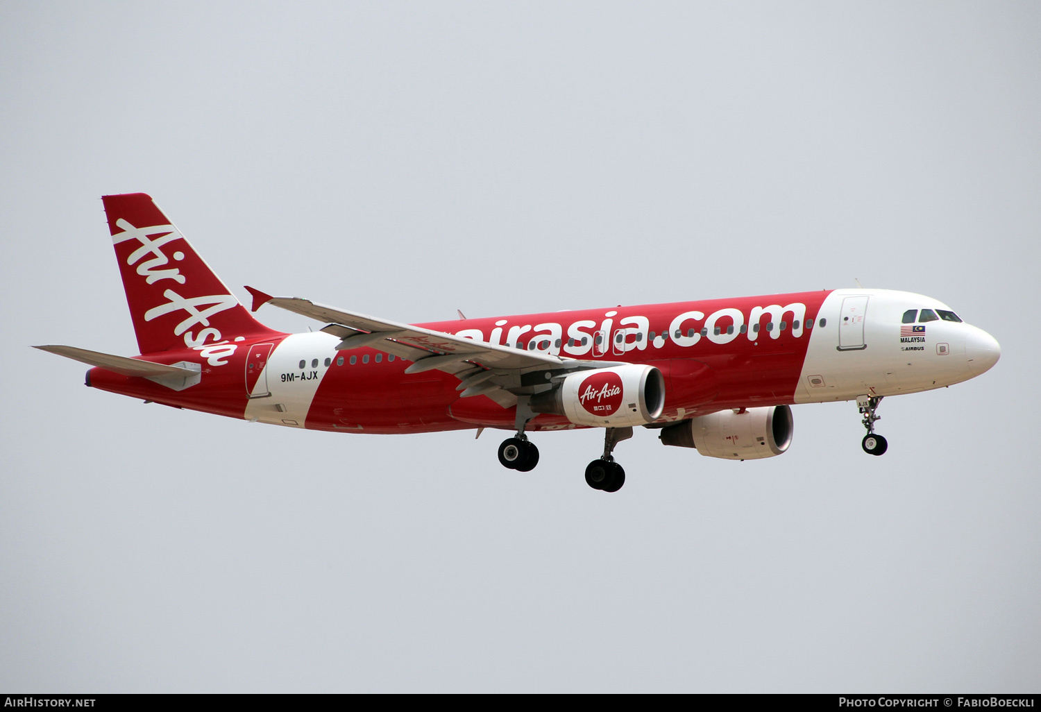 Aircraft Photo of 9M-AJX | Airbus A320-216 | AirAsia | AirHistory.net #817106