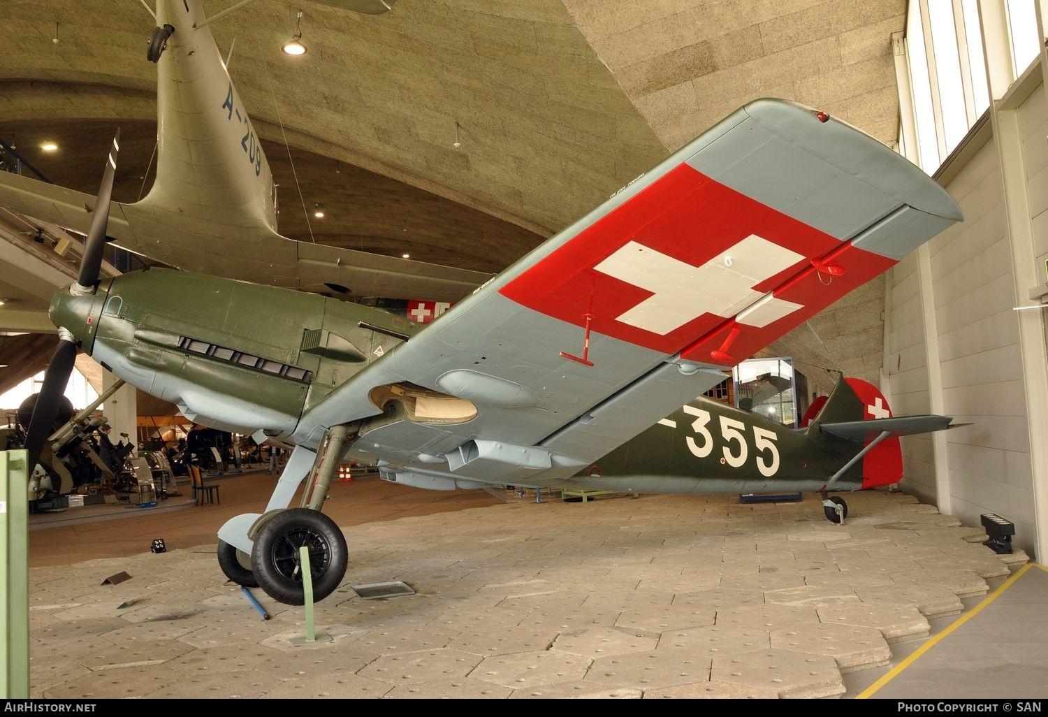 Aircraft Photo of J-355 | Messerschmitt Bf-109E-3a | Switzerland - Air Force | AirHistory.net #817111