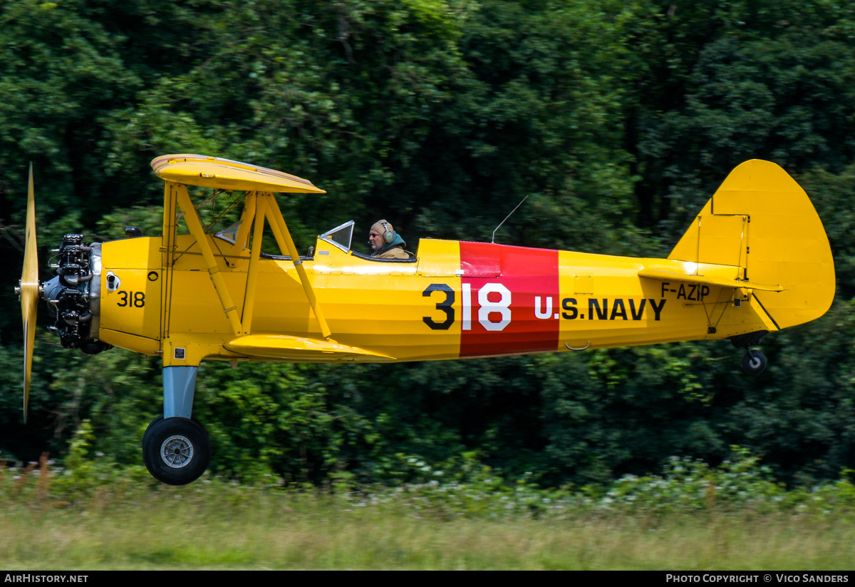 Aircraft Photo of F-AZIP / 318 | Boeing PT-17 Kaydet (A75N1) | USA - Navy | AirHistory.net #817123