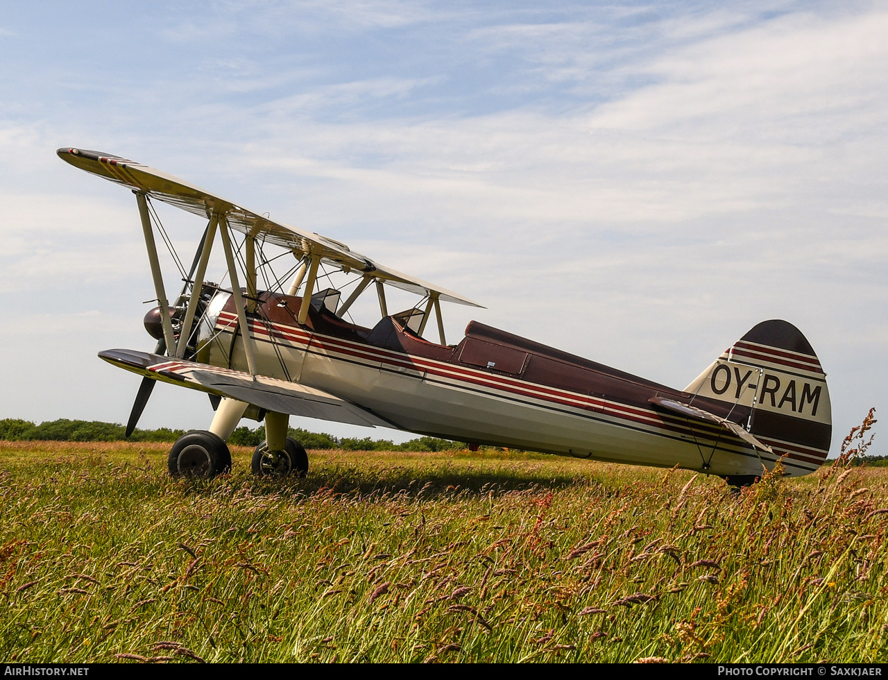 Aircraft Photo of OY-RAM | Stearman A75N1 Kaydet | AirHistory.net #817141