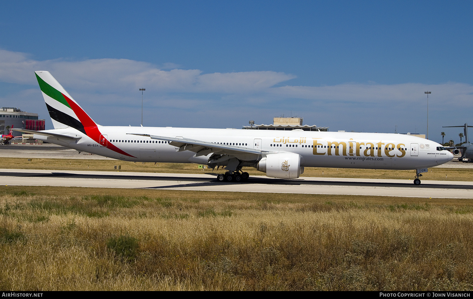Aircraft Photo of A6-ECH | Boeing 777-31H/ER | Emirates | AirHistory.net #817146