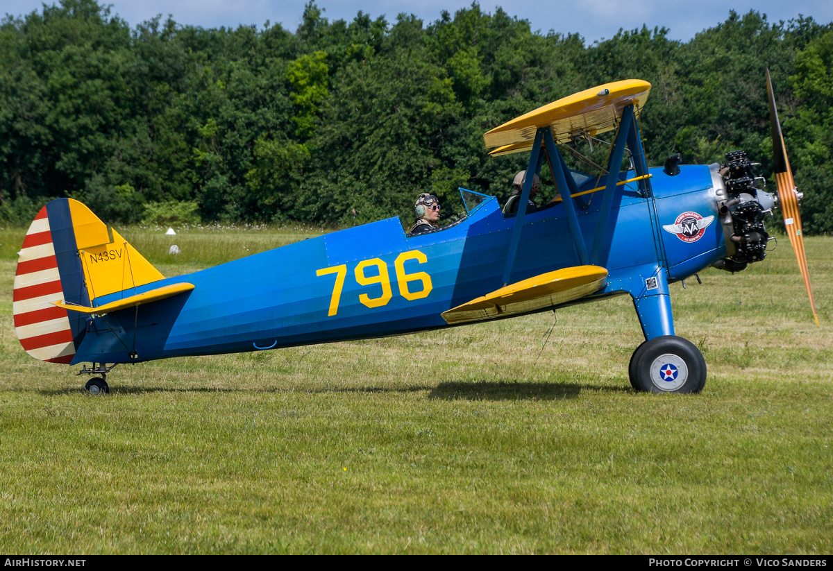 Aircraft Photo of N43SV / 796 | Boeing E75 Kaydet | USA - Air Force | AirHistory.net #817148