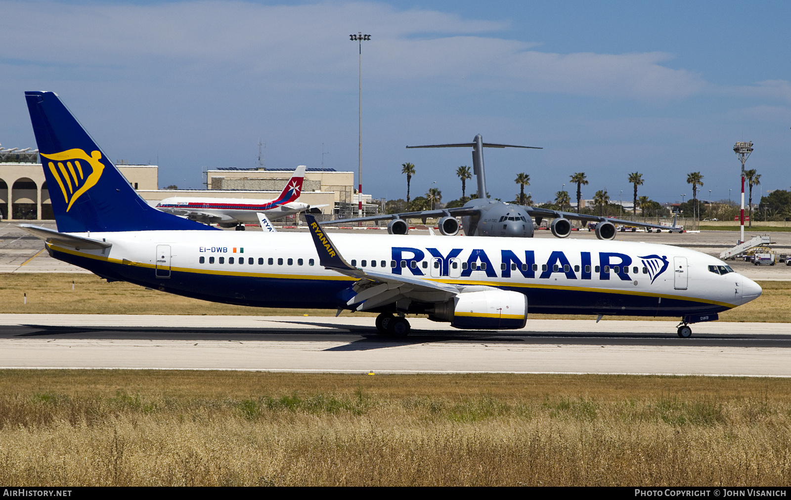 Aircraft Photo of EI-DWB | Boeing 737-8AS | Ryanair | AirHistory.net #817167