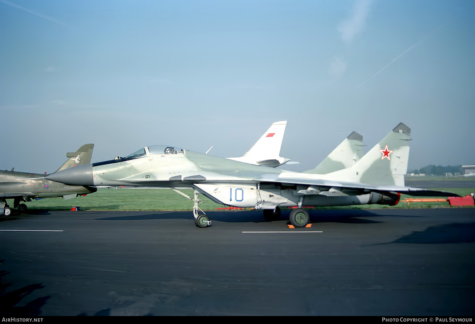Aircraft Photo of 10 blue | Mikoyan-Gurevich MiG-29 (9-12A) | Soviet Union - Air Force | AirHistory.net #817177