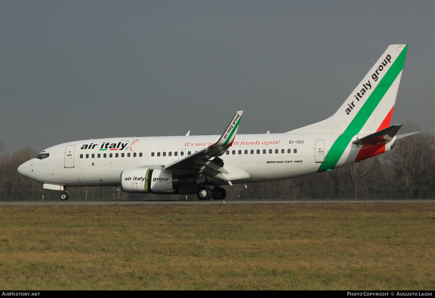 Aircraft Photo of EI-IGU | Boeing 737-73V | Air Italy | AirHistory.net #817234