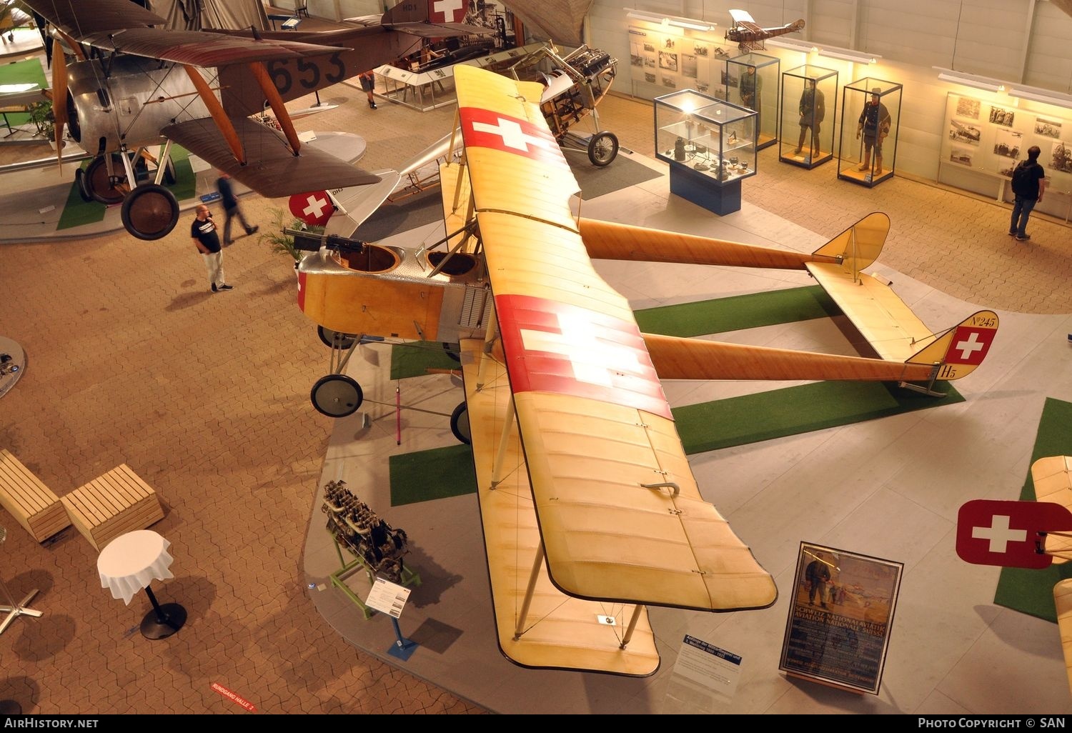 Aircraft Photo of 245 | Hafeli DH-1 (replica) | Switzerland - Air Force | AirHistory.net #817254
