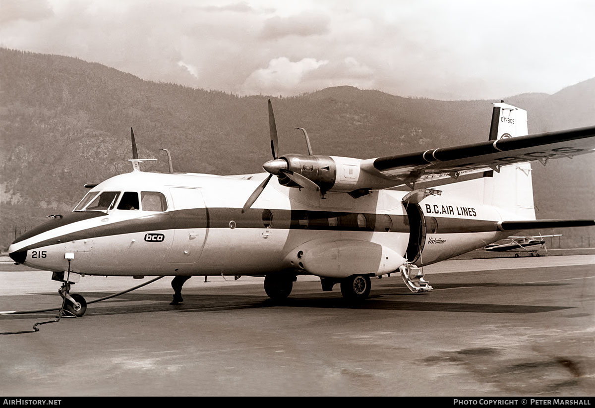 Aircraft Photo of CF-BCS | Nord 262A-44 | B.C. Air Lines | AirHistory.net #817258