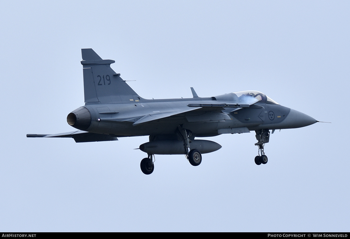 Aircraft Photo of 39219 | Saab JAS 39C Gripen | Sweden - Air Force | AirHistory.net #817259
