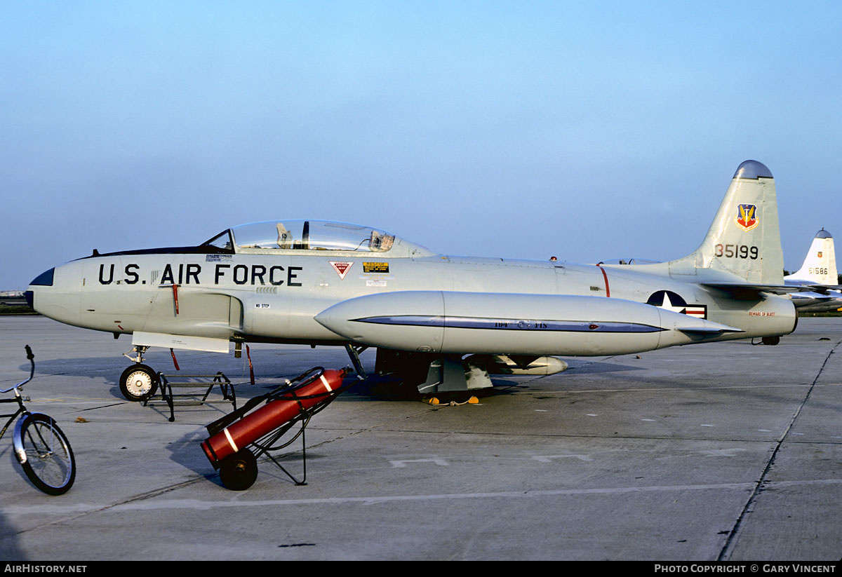 Aircraft Photo of 53-5199 / 35199 | Lockheed T-33A | USA - Air Force | AirHistory.net #817264