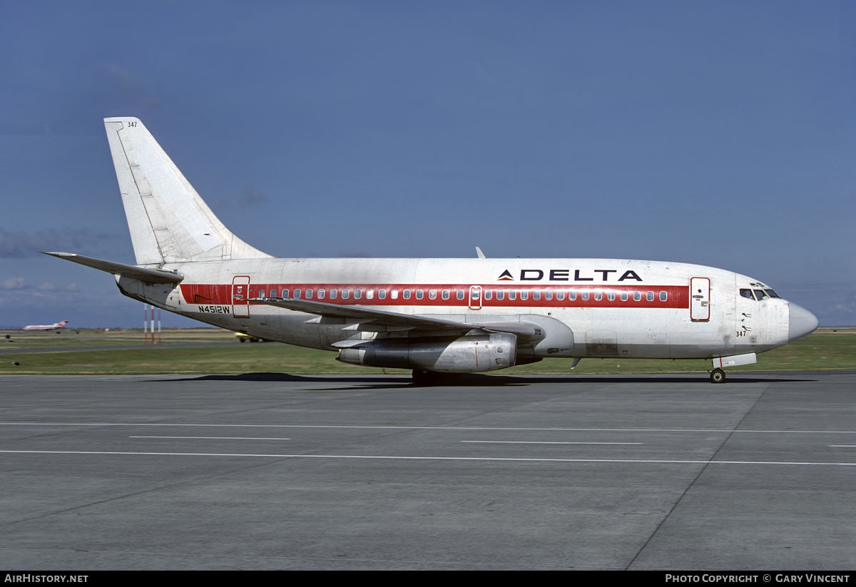Aircraft Photo of N4512W | Boeing 737-247 | Delta Air Lines | AirHistory.net #817272