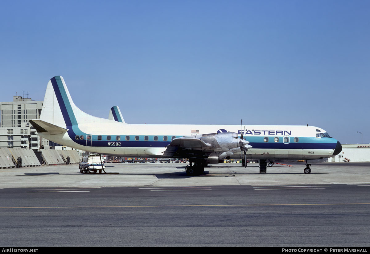 Aircraft Photo of N5502 | Lockheed L-188A Electra | Eastern Air Lines | AirHistory.net #817277