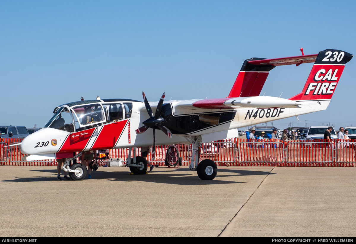 Aircraft Photo of N408DF | North American Rockwell OV-10A Bronco | Cal Fire - California Department of Forestry & Fire Protection | AirHistory.net #817279