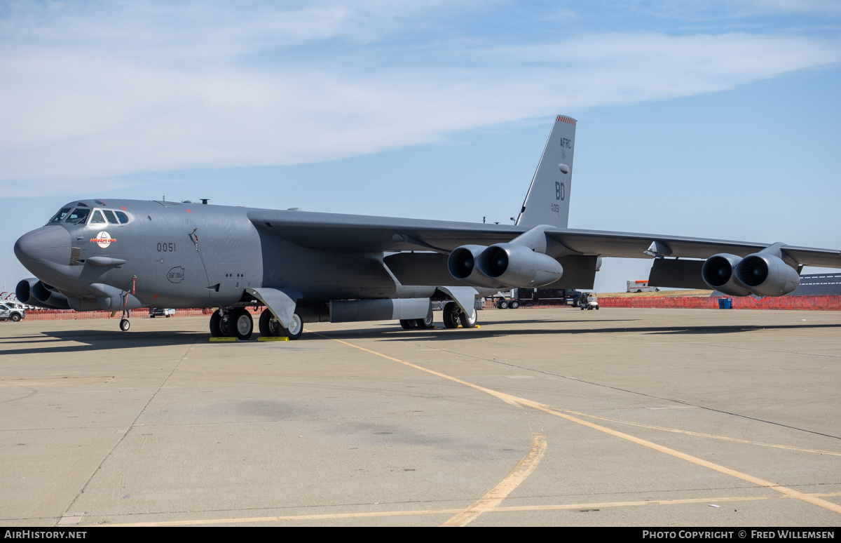Aircraft Photo of 60-0051 / AF60-051 | Boeing B-52H Stratofortress | USA - Air Force | AirHistory.net #817281