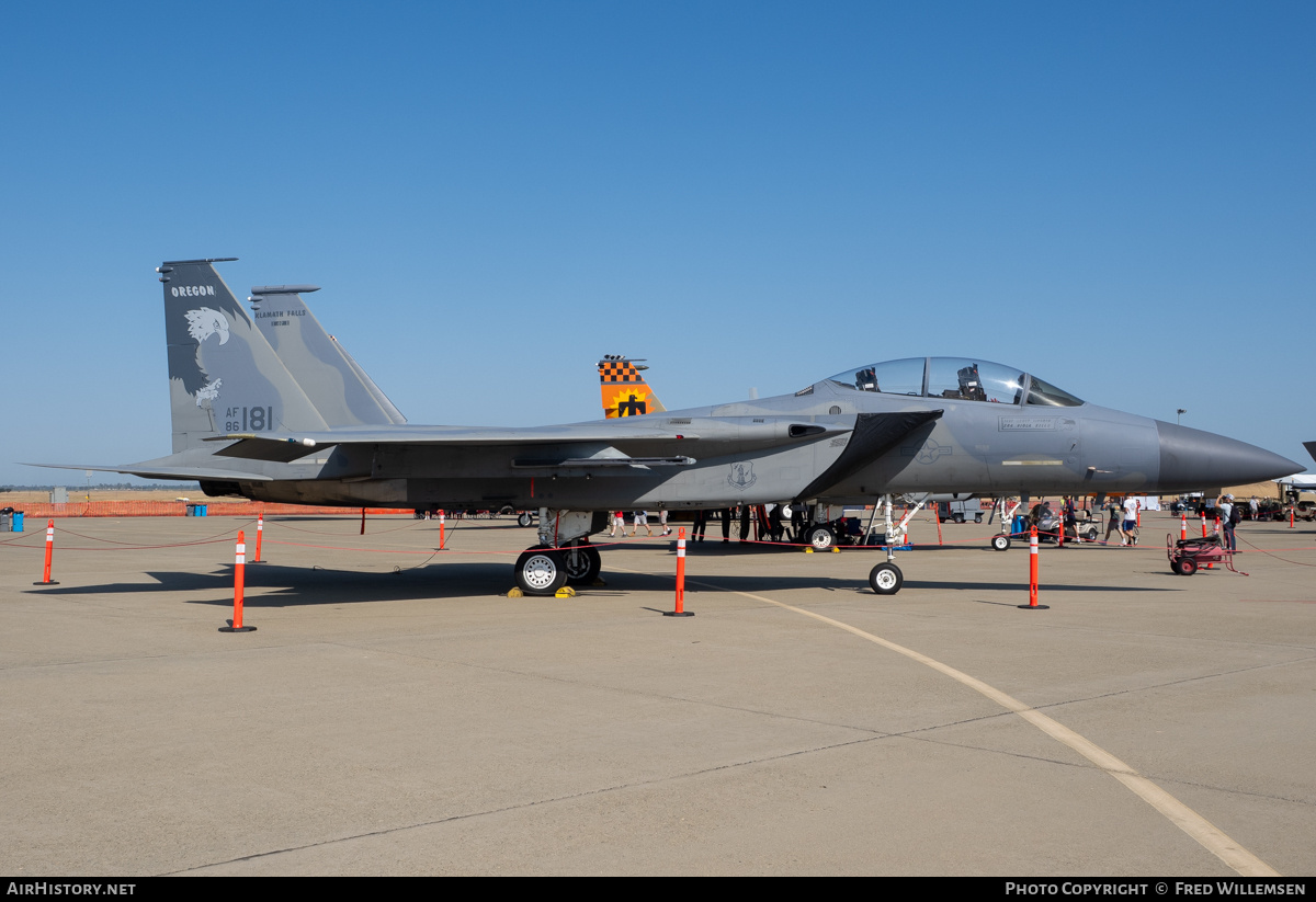 Aircraft Photo of 86-0181 / AF86-181 | McDonnell Douglas F-15D Eagle | USA - Air Force | AirHistory.net #817286