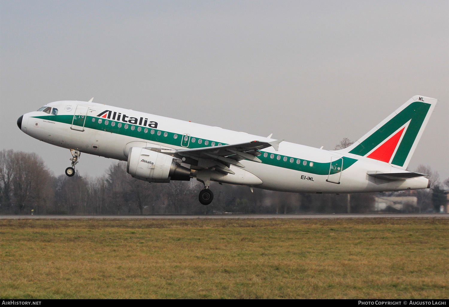 Aircraft Photo of EI-IML | Airbus A319-112 | Alitalia | AirHistory.net #817306