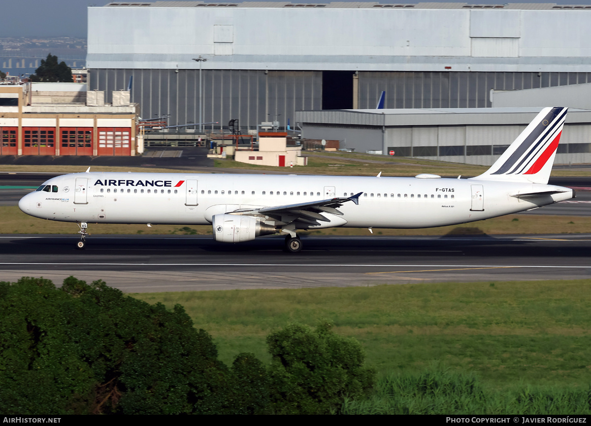 Aircraft Photo of F-GTAS | Airbus A321-212 | Air France | AirHistory.net #817316