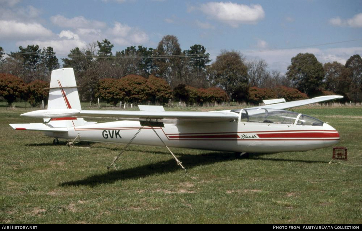 Aircraft Photo of VH-GVK / GVK | Let L-13 Blanik | AirHistory.net #817321