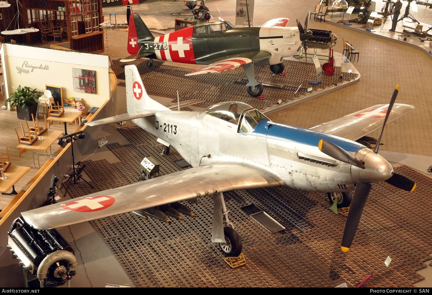 Aircraft Photo of J-2113 | North American P-51D Mustang | Switzerland - Air Force | AirHistory.net #817327