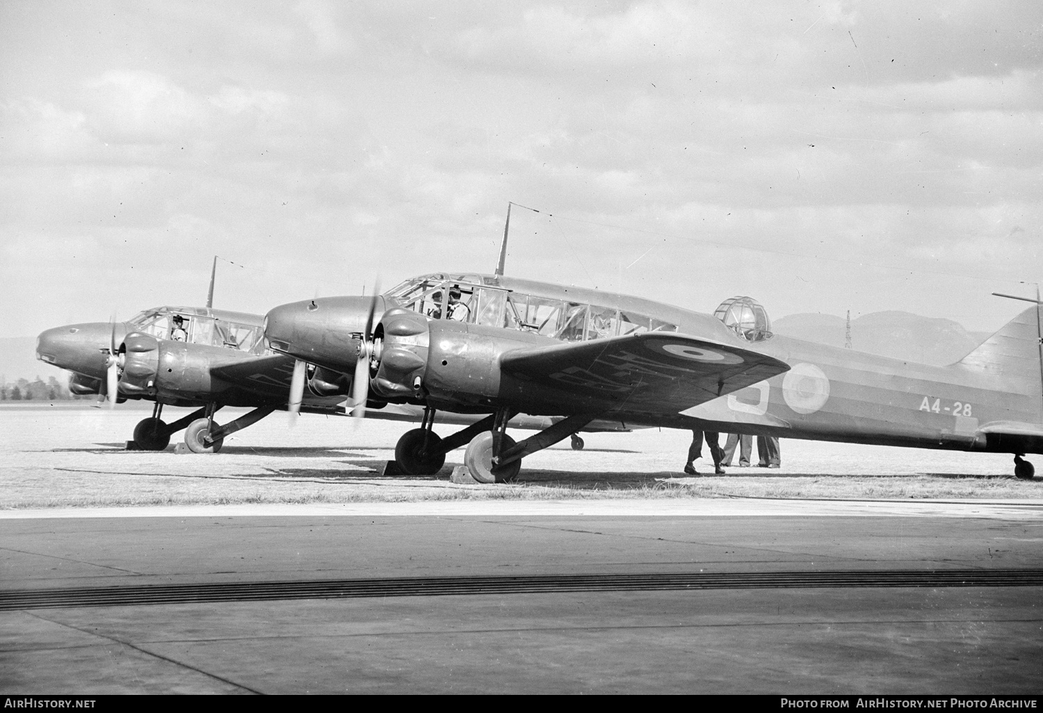Aircraft Photo of A4-28 | Avro 652A Anson I | Australia - Air Force | AirHistory.net #817335