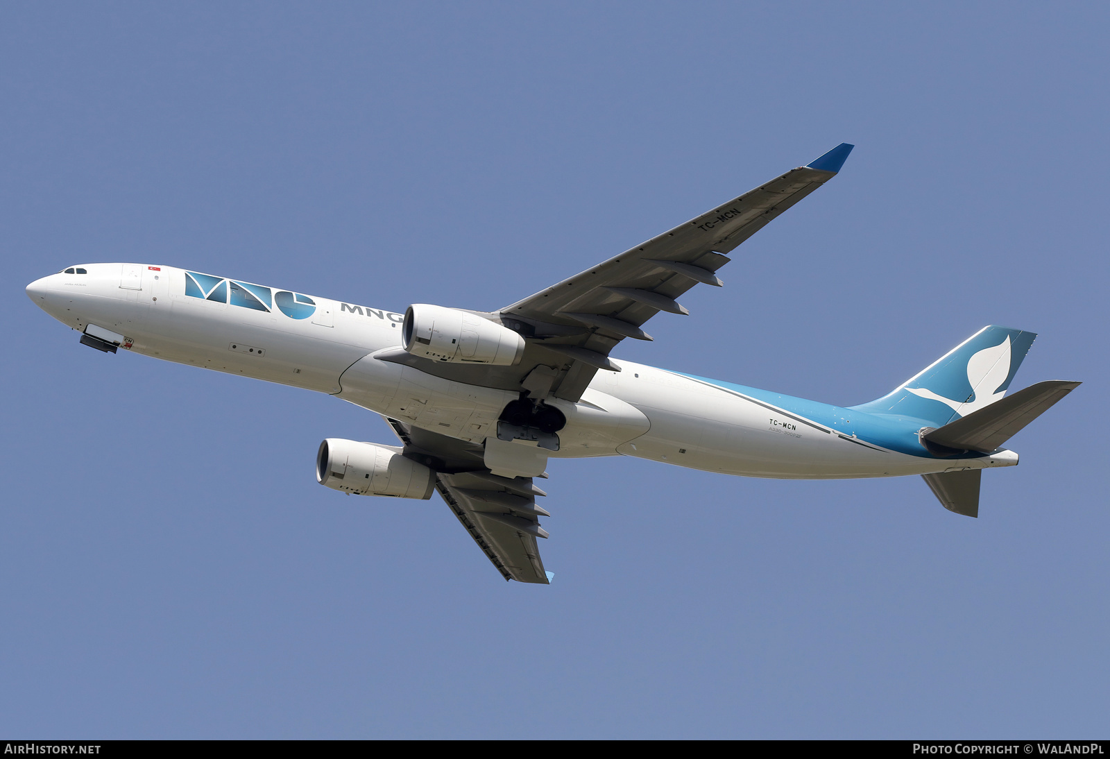 Aircraft Photo of TC-MCN | Airbus A330-343E/P2F | MNG Airlines | AirHistory.net #817352