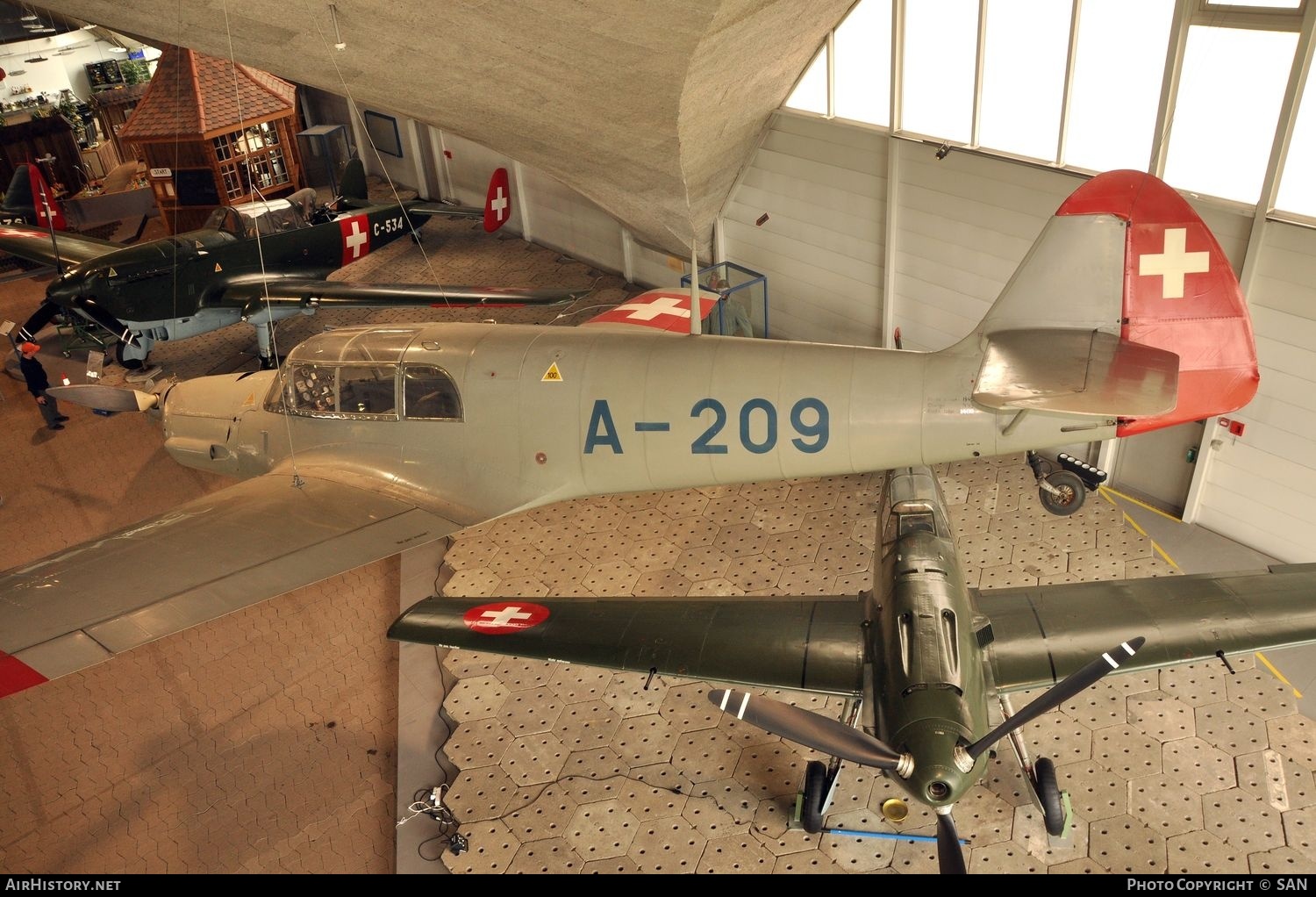 Aircraft Photo of A-209 | Messerschmitt Bf-108B-2 Taifun | Switzerland - Air Force | AirHistory.net #817359