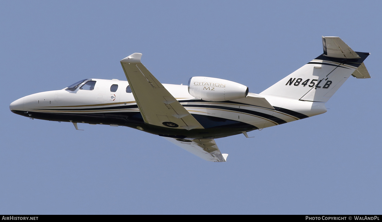 Aircraft Photo of N845LB | Cessna 525 CitationJet M2 | AirHistory.net #817379
