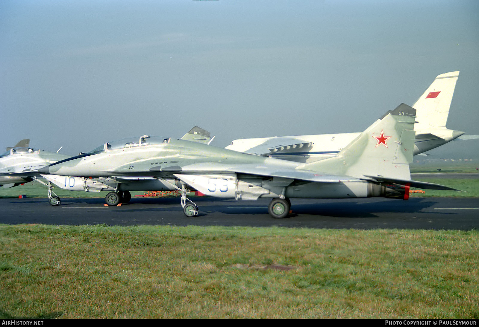 Aircraft Photo of 53 blue | Mikoyan-Gurevich MiG-29UB (9-51) | Soviet Union - Air Force | AirHistory.net #817387
