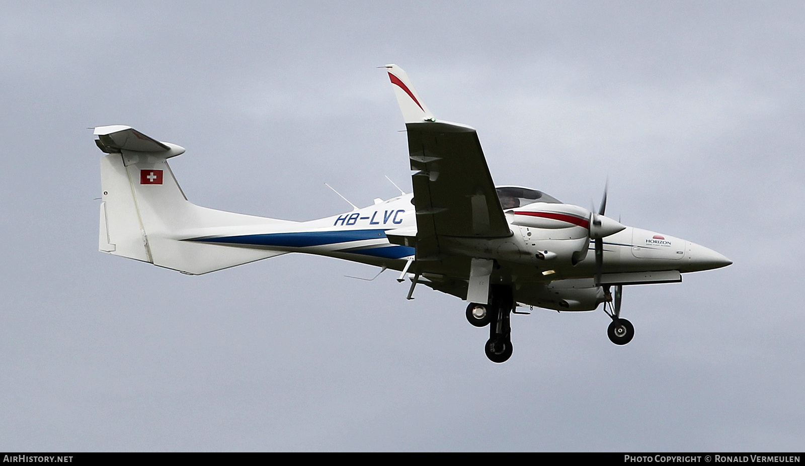 Aircraft Photo of HB-LVC | Diamond DA42 NG Twin Star | Horizon Swiss Flight Academy | AirHistory.net #817408