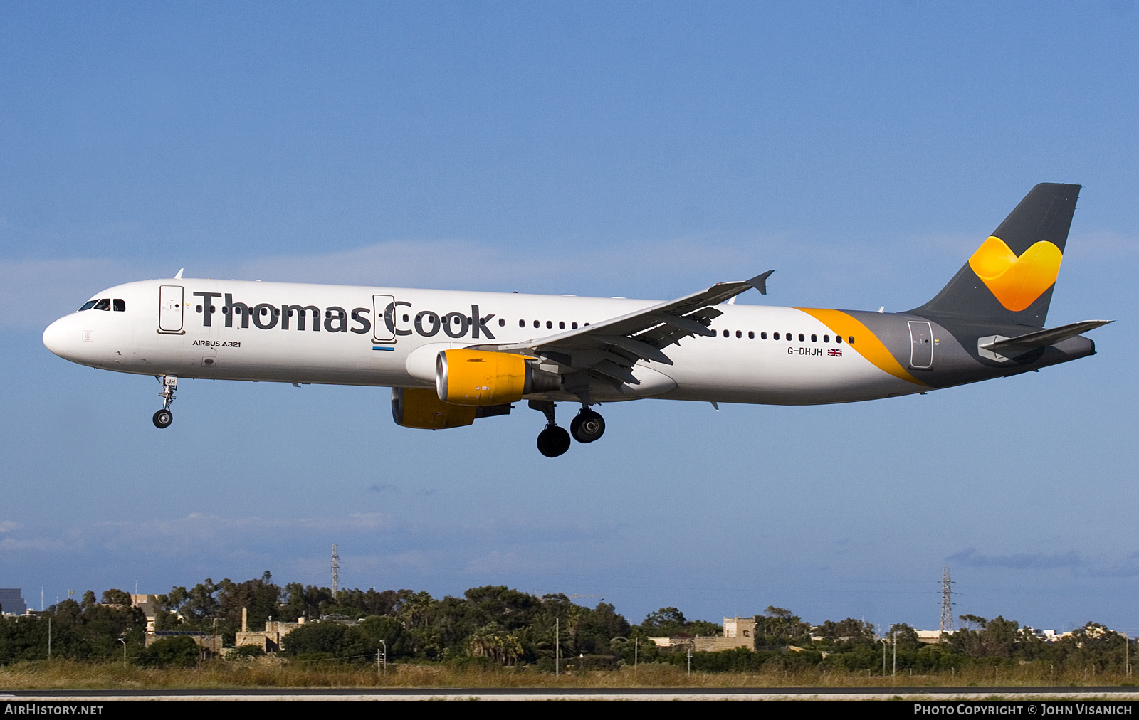 Aircraft Photo of G-DHJH | Airbus A321-211 | Thomas Cook Airlines | AirHistory.net #817415
