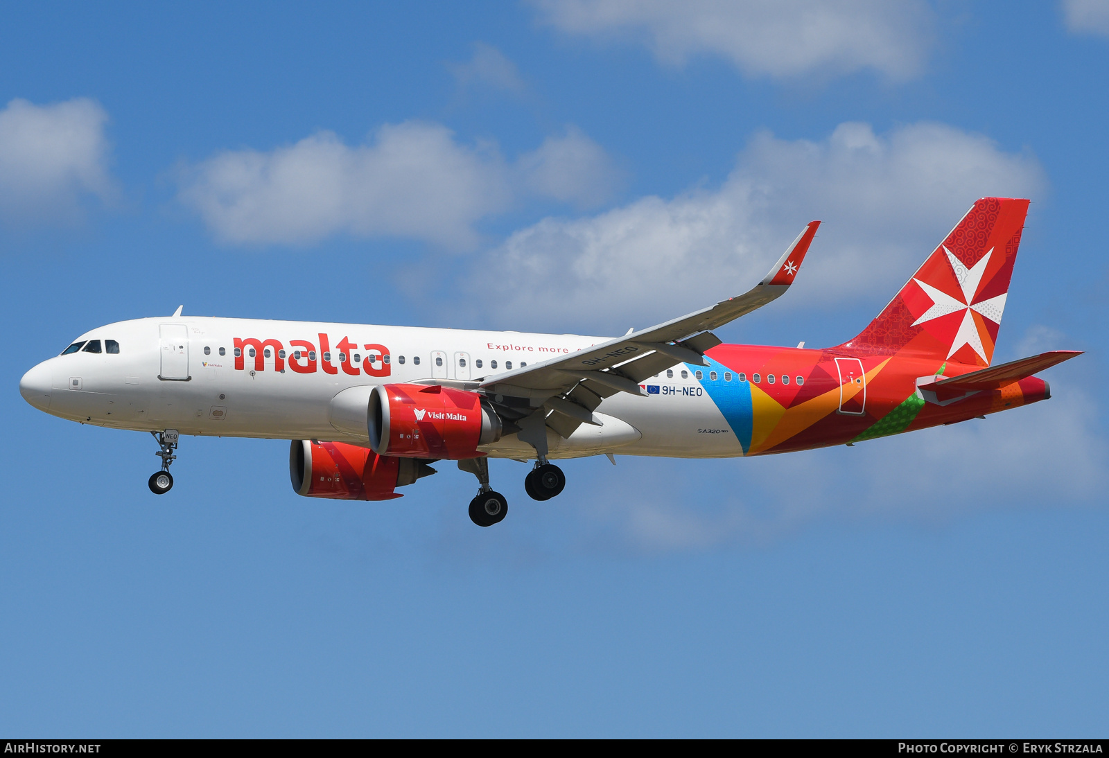 Aircraft Photo of 9H-NEO | Airbus A320-251N | KM Malta Airlines | AirHistory.net #817450