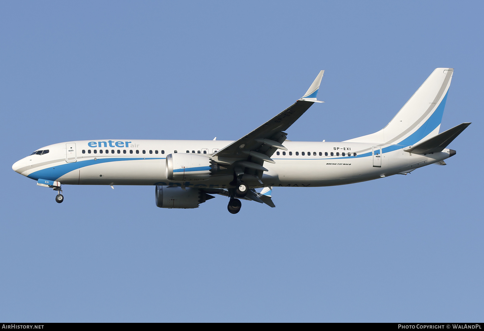 Aircraft Photo of SP-EXI | Boeing 737-8 Max 8 | Enter Air | AirHistory.net #817452