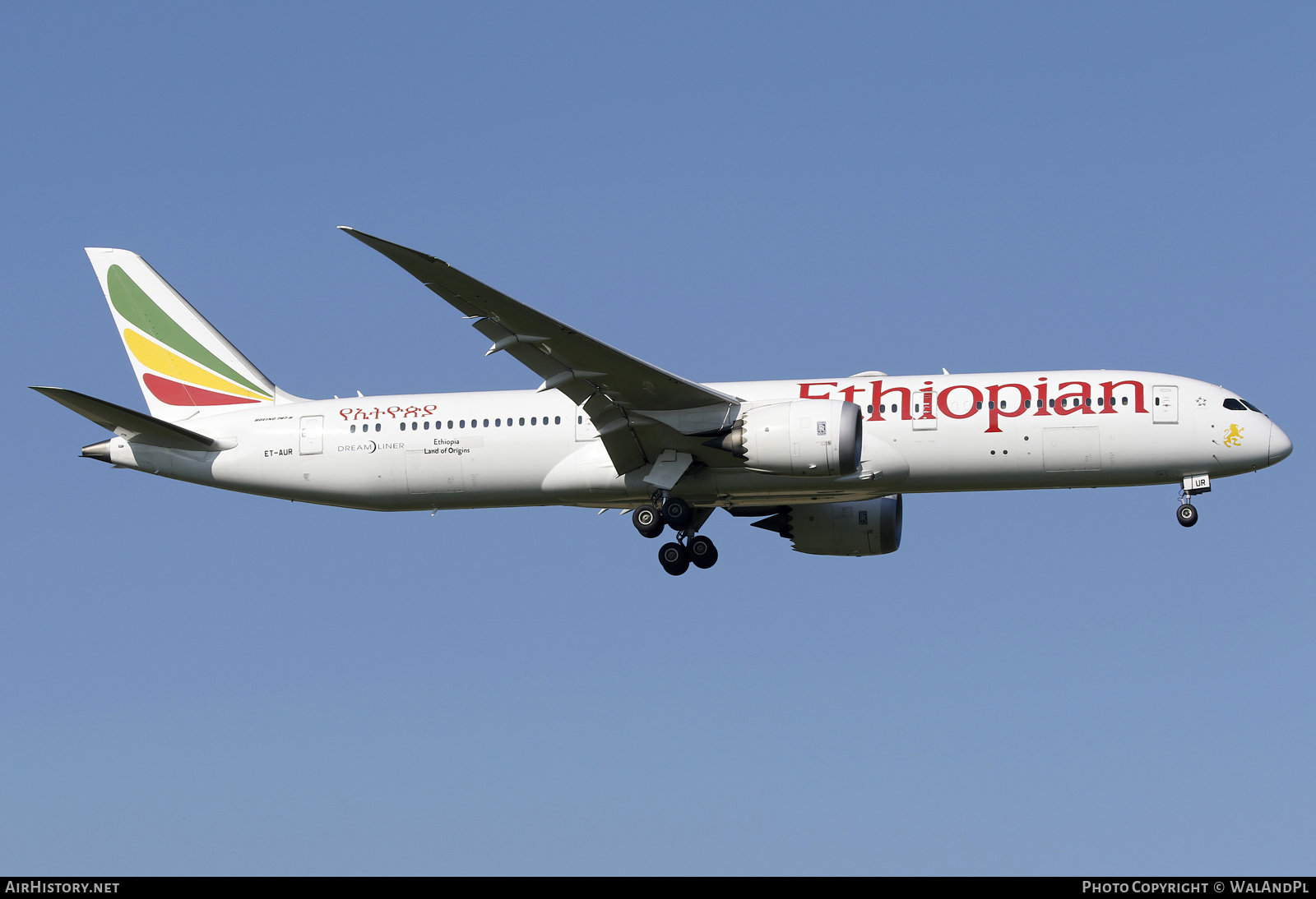 Aircraft Photo of ET-AUR | Boeing 787-9 Dreamliner | Ethiopian Airlines | AirHistory.net #817456