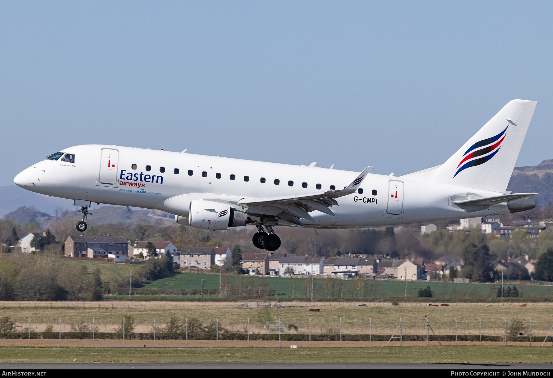 Aircraft Photo of G-CMPI | Embraer 170LR (ERJ-170-100LR) | Eastern Airways | AirHistory.net #817475