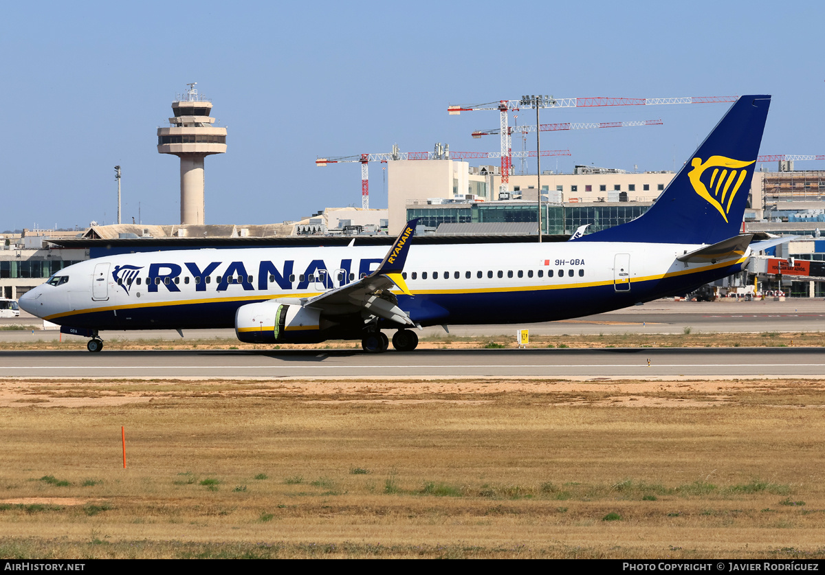 Aircraft Photo of 9H-QBA | Boeing 737-800 | Ryanair | AirHistory.net #817477