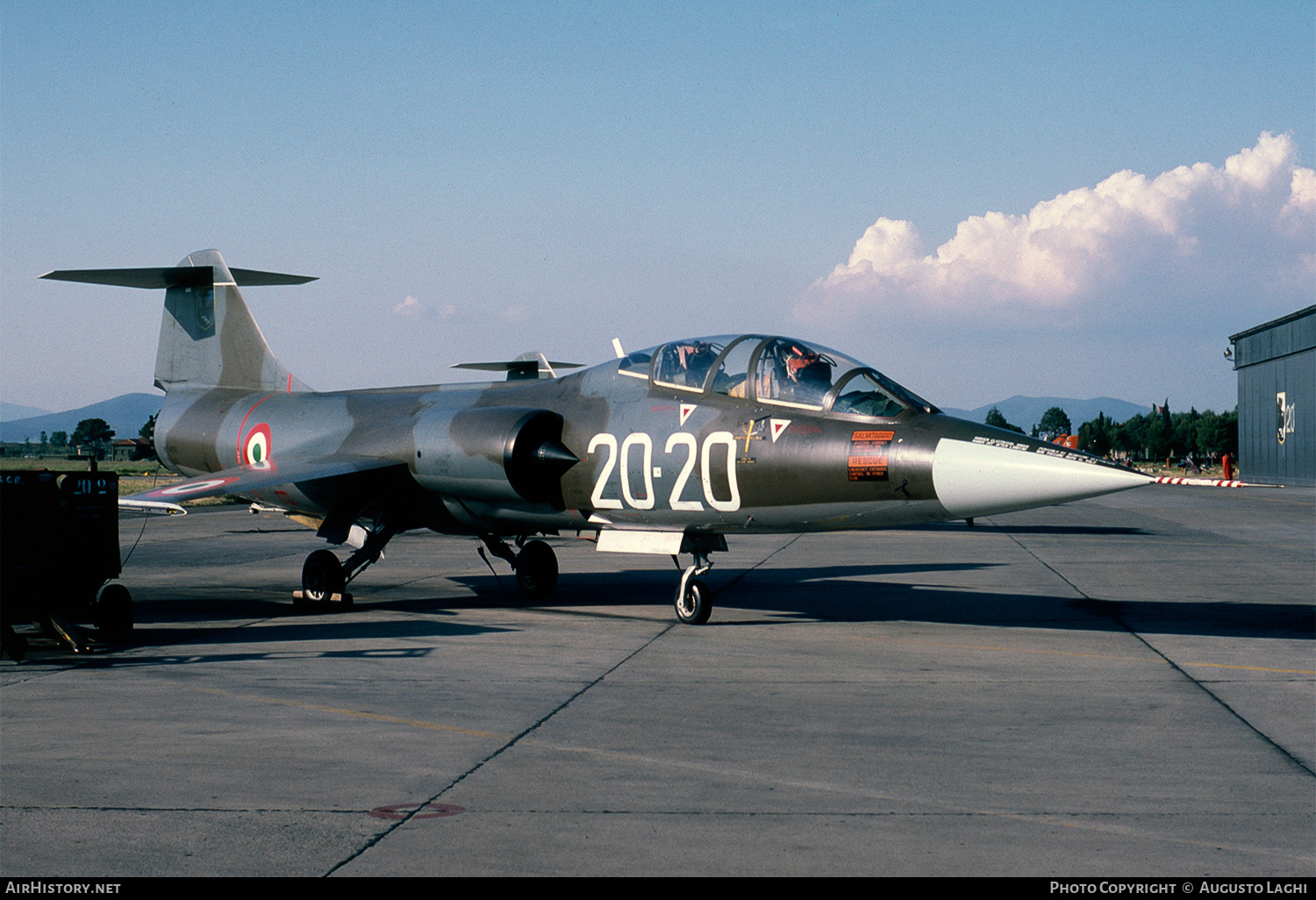 Aircraft Photo of MM54255 | Lockheed TF-104G Starfighter | Italy - Air Force | AirHistory.net #817528