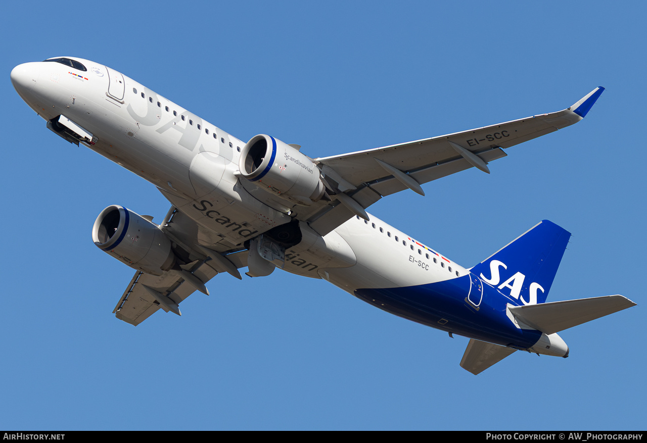 Aircraft Photo of EI-SCC | Airbus A320-251N | Scandinavian Airlines - SAS | AirHistory.net #817545