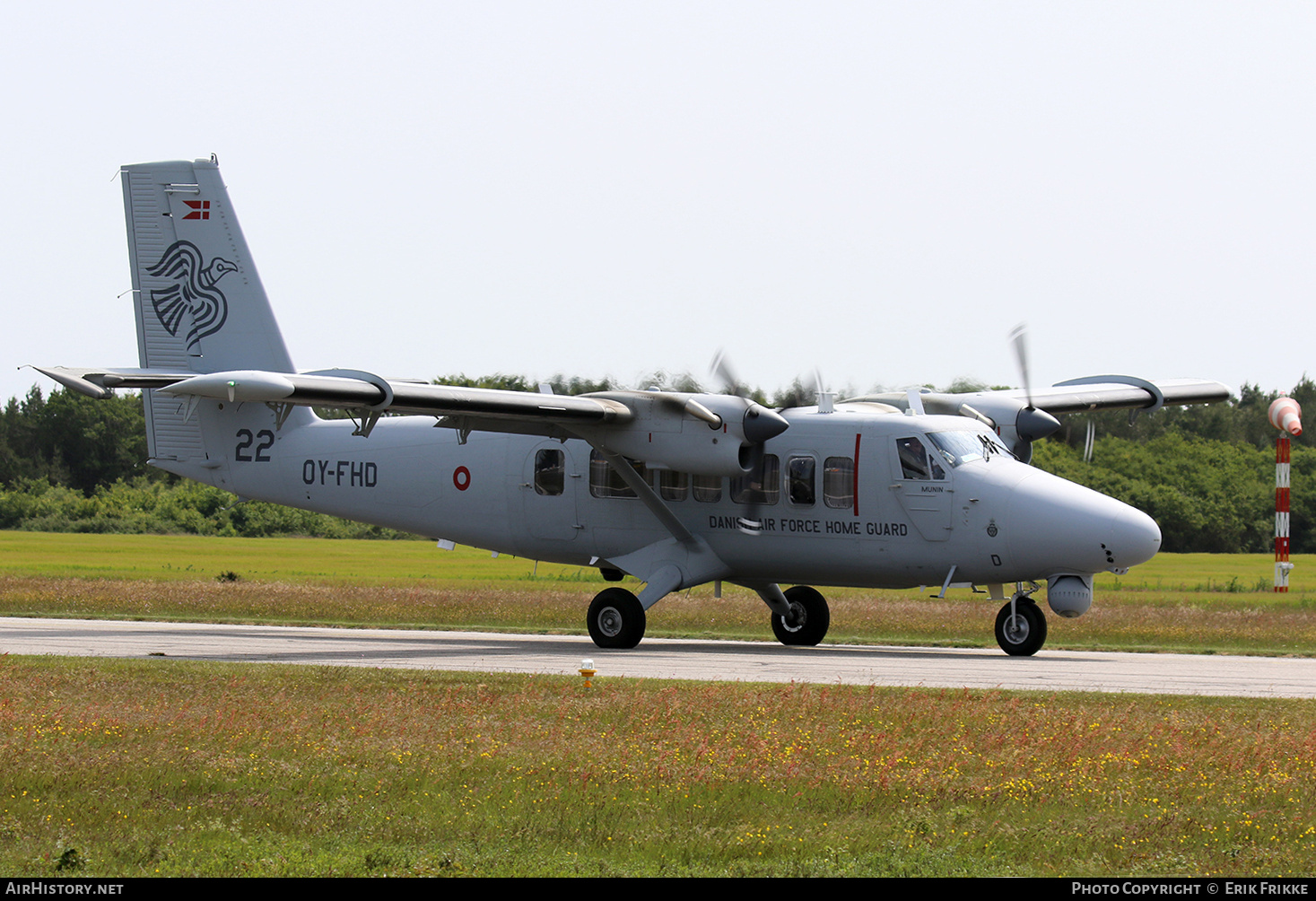 Aircraft Photo of OY-FHD | De Havilland Canada DHC-6-300 Twin Otter | Denmark - Air Force | AirHistory.net #817571