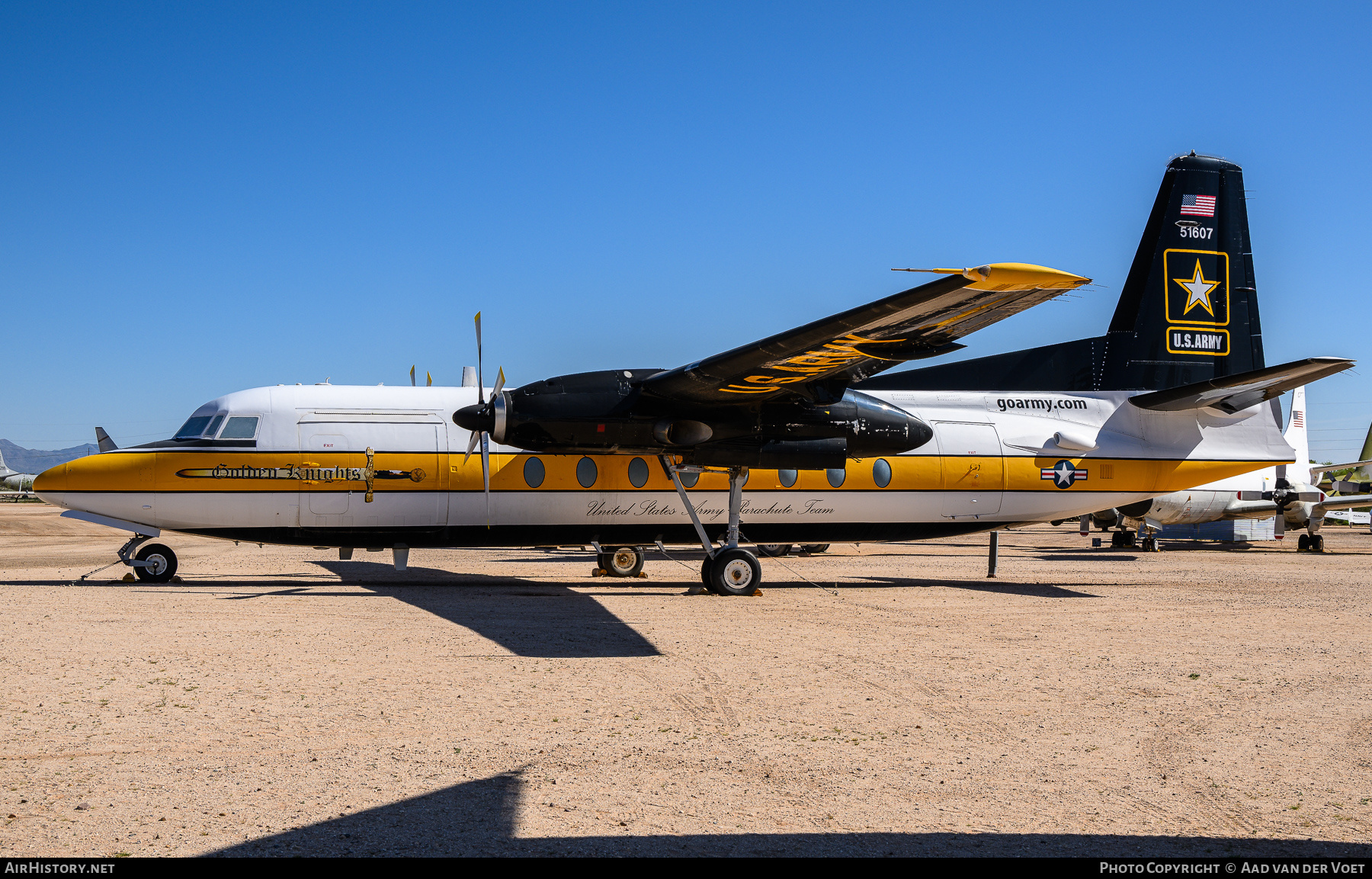 Aircraft Photo of 85-1607 / 51607 | Fokker C-31A Troopship | USA - Army | AirHistory.net #817607