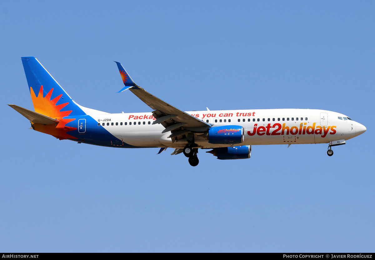 Aircraft Photo of G-JZDA | Boeing 737-82R | Jet2 Holidays | AirHistory.net #817633