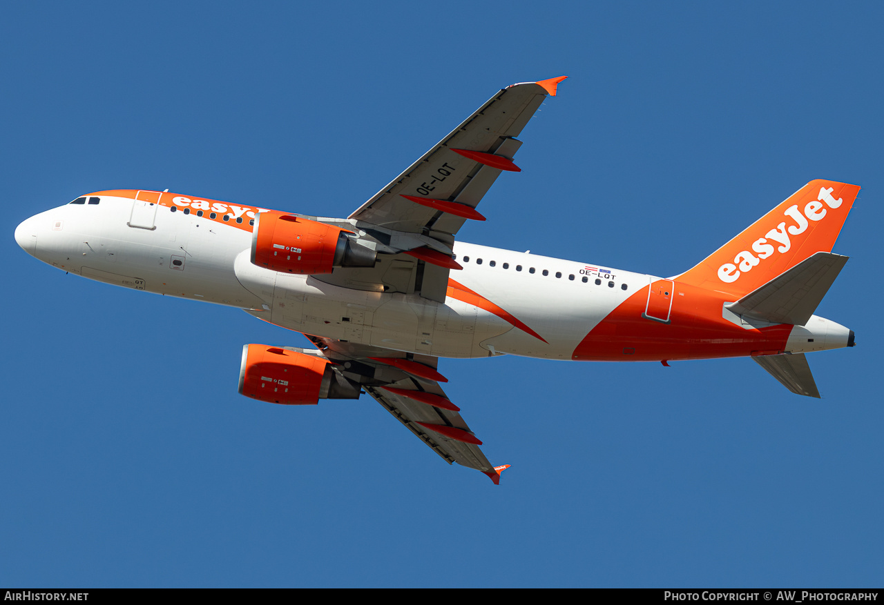 Aircraft Photo of OE-LQT | Airbus A319-111 | EasyJet | AirHistory.net #817635