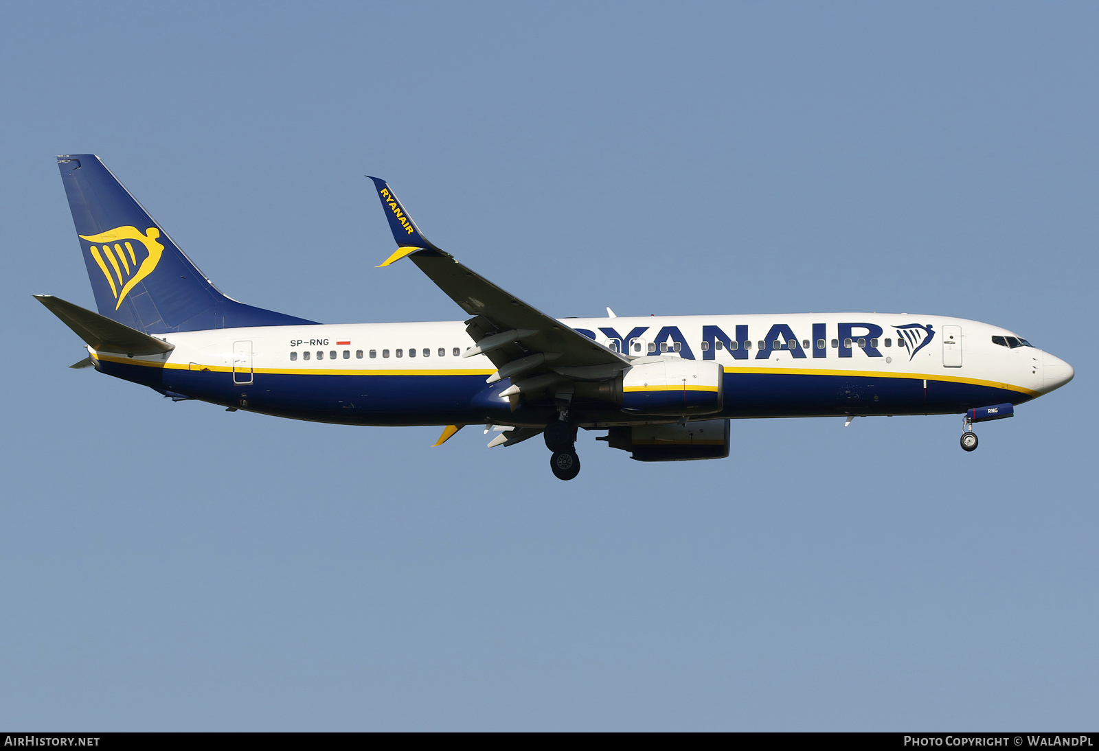 Aircraft Photo of SP-RNG | Boeing 737-8AS | Ryanair | AirHistory.net #817642