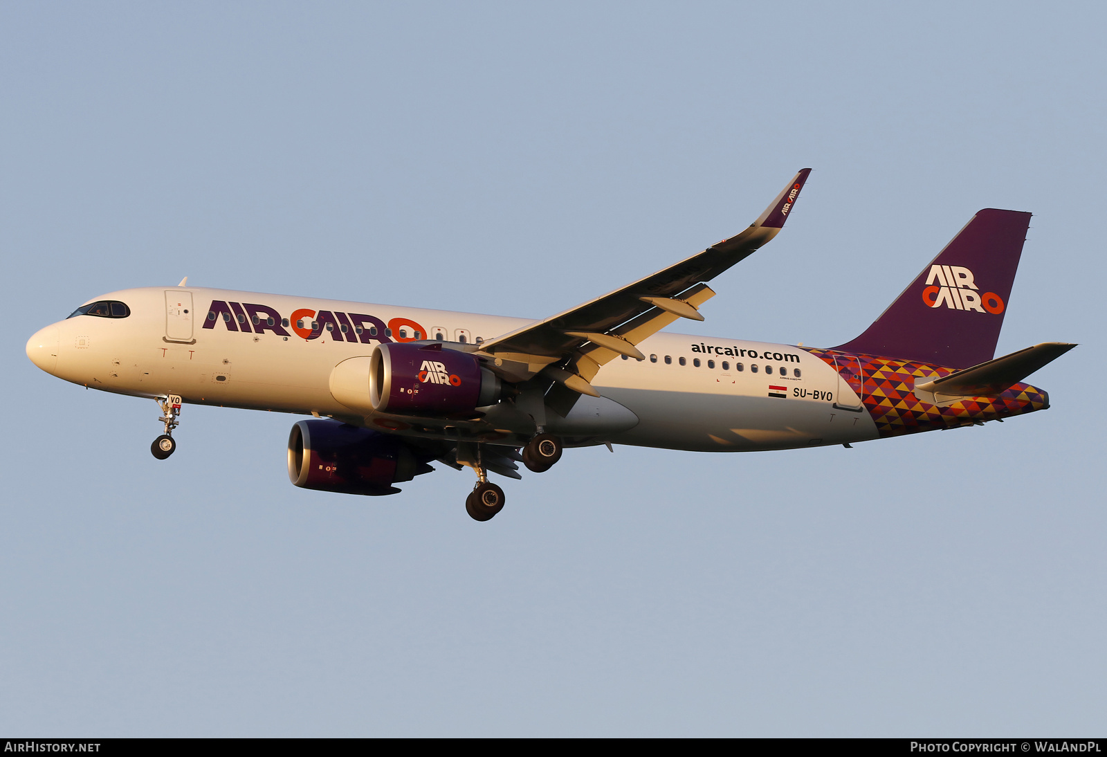 Aircraft Photo of SU-BVO | Airbus A320-251N | Air Cairo | AirHistory.net #817643
