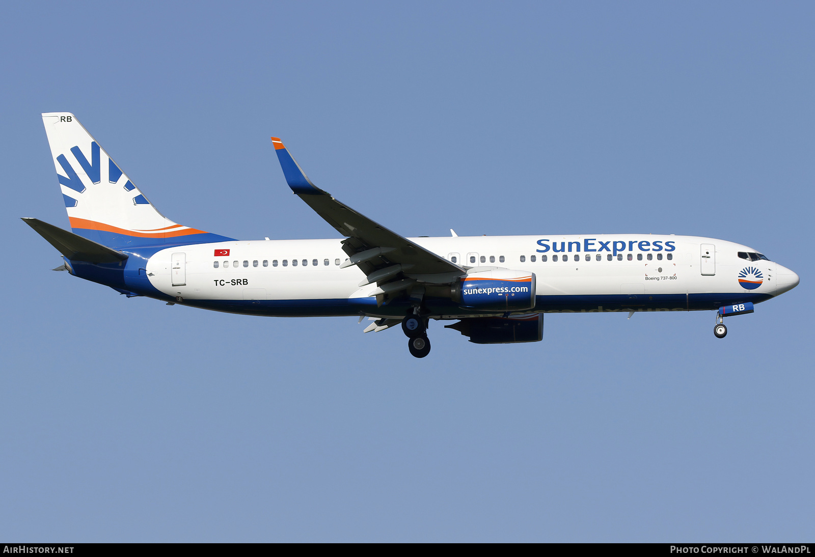 Aircraft Photo of TC-SRB | Boeing 737-8AL | SunExpress | AirHistory.net #817644