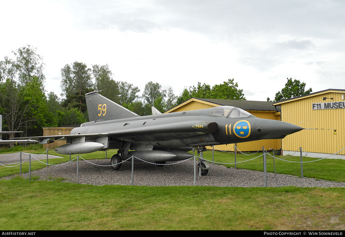 Aircraft Photo of 35959 | Saab S35E Draken | Sweden - Air Force | AirHistory.net #817653