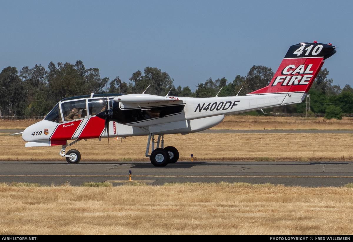 Aircraft Photo of N400DF | North American Rockwell OV-10A Bronco | Cal Fire - California Department of Forestry & Fire Protection | AirHistory.net #817689