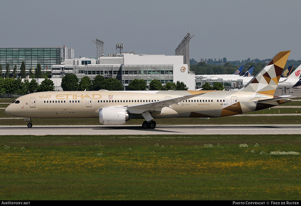 Aircraft Photo of A6-BLZ | Boeing 787-9 Dreamliner | Etihad Airways | AirHistory.net #817698