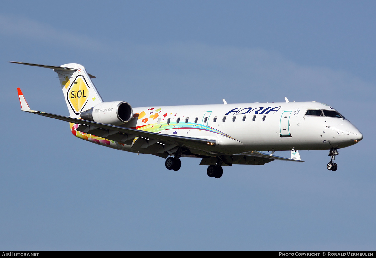 Aircraft Photo of S5-AAD | Bombardier CRJ-200LR (CL-600-2B19) | Adria Airways | AirHistory.net #817727