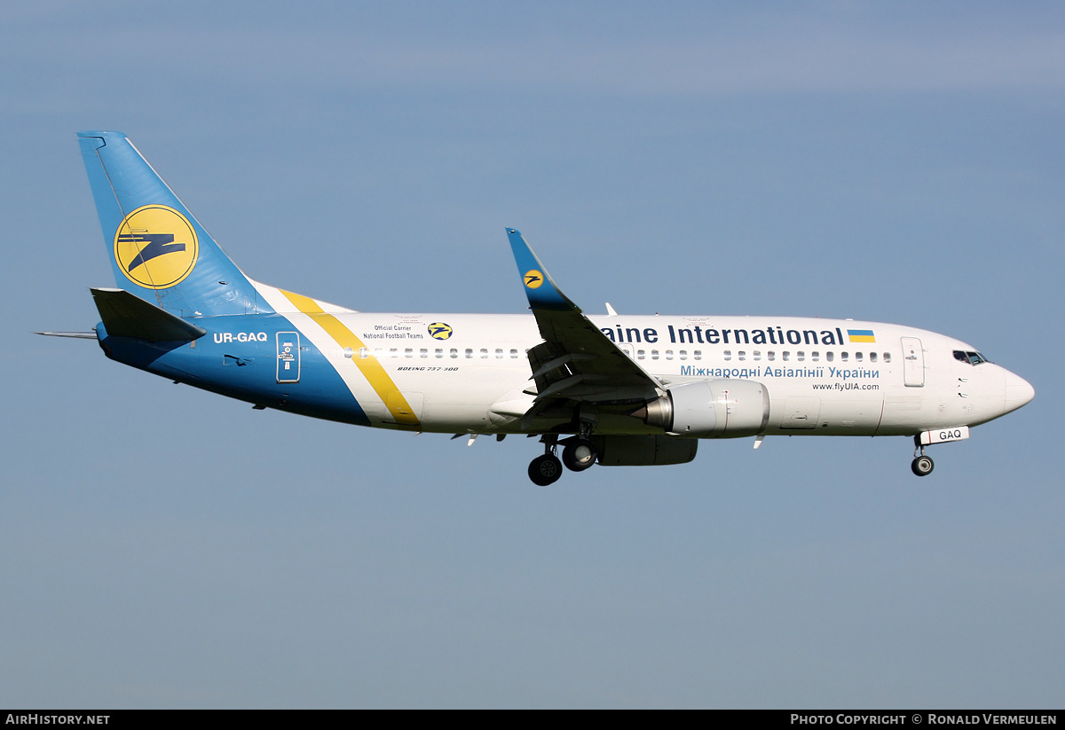 Aircraft Photo of UR-GAQ | Boeing 737-33R | Ukraine International Airlines | AirHistory.net #817732