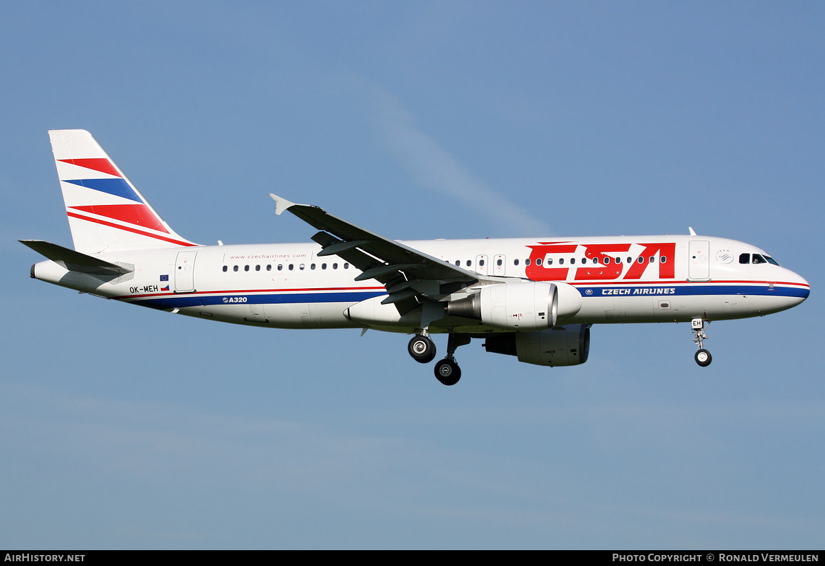 Aircraft Photo of OK-MEH | Airbus A320-214 | ČSA - Czech Airlines | AirHistory.net #817734